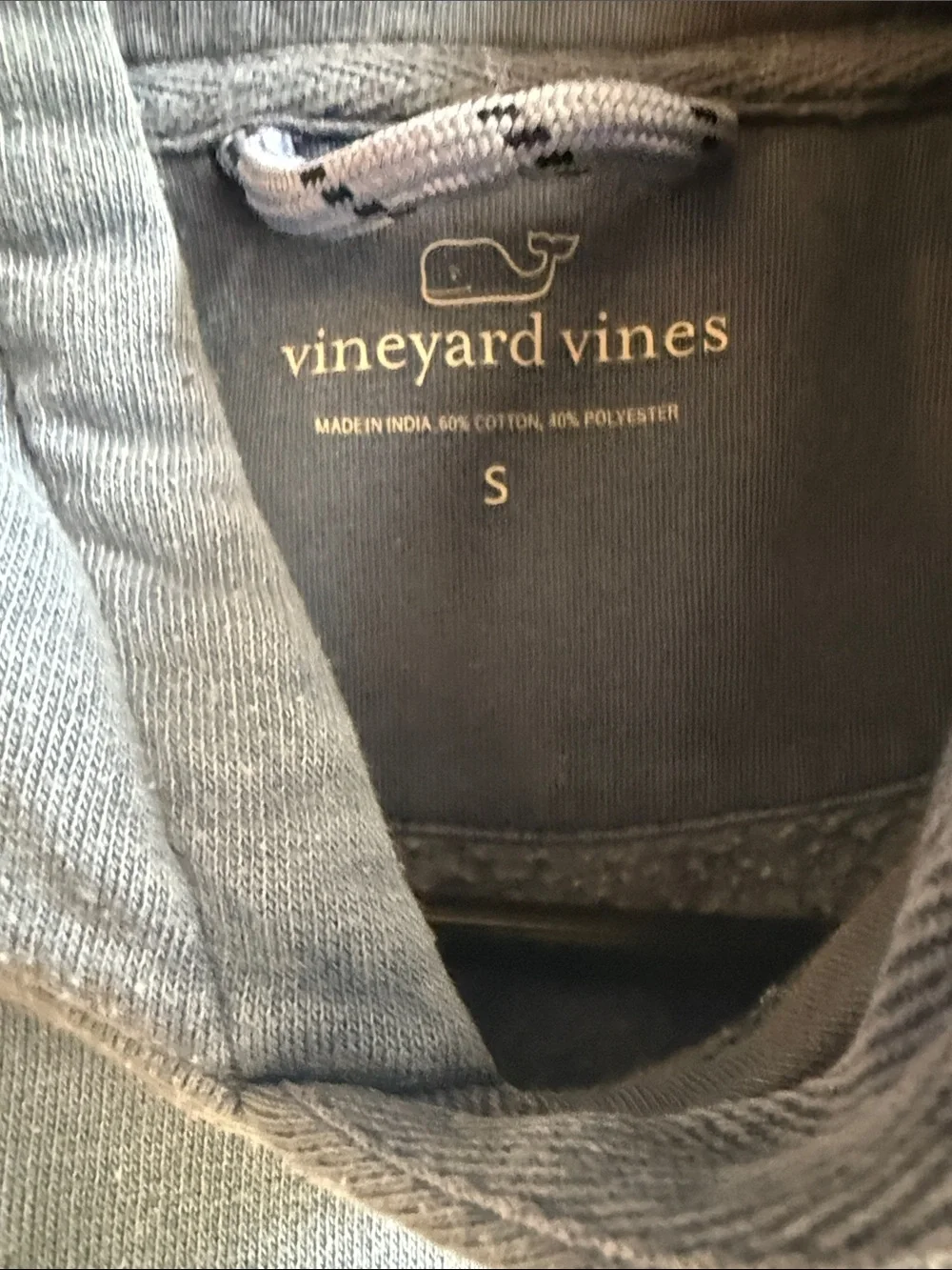 Vineyard Vines Light Blue Hooded Pullover Sweater